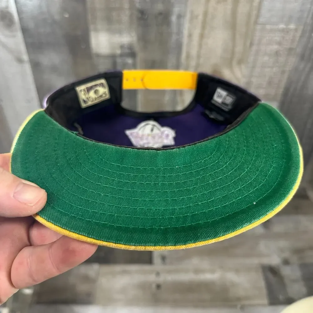 NBA‎ Los Angeles Lakers SnapBack Hat Cap New Era Purple Hardwood Classics